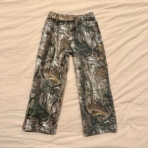 Carhartt RealTree Xtra Camo Dungaree Hunting Pants Boys Size 6